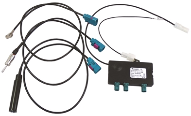 DAB/FM antenne splitter med kabel