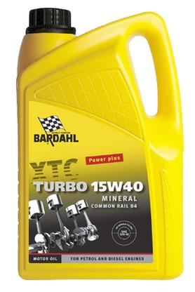 Køb Bardahl Motorolie - XTC 15W/40 Turbo ( Mineralsk baseret )  5 ltr - Pris 404.10 kr.