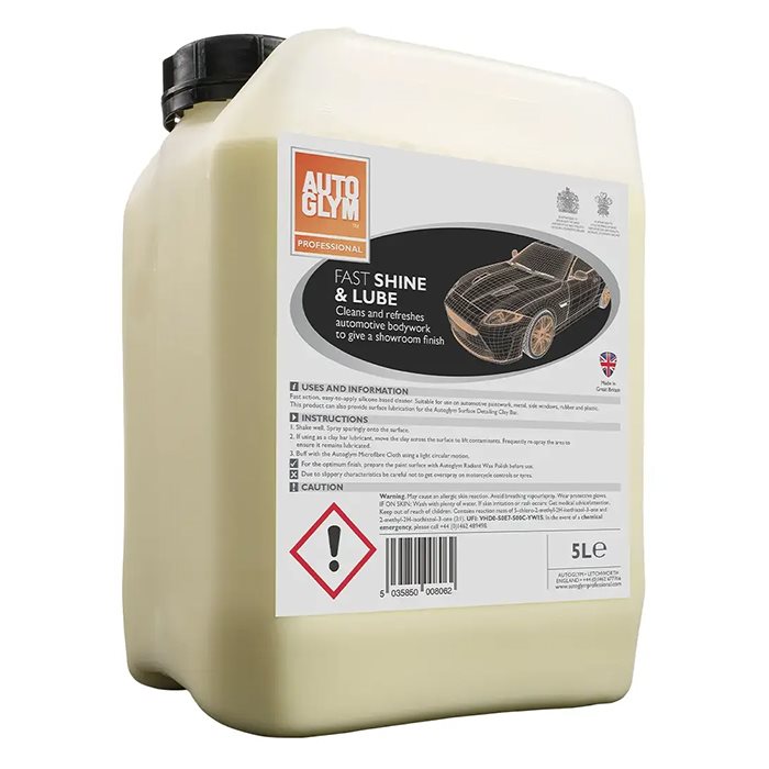 Køb Autoglym Fast shine & lube - Smørrepoleringsmiddel - 5 ltr. - Pris 449.00 kr.