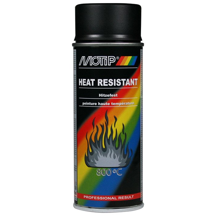 Motip Varmefast sort – 400 ml.