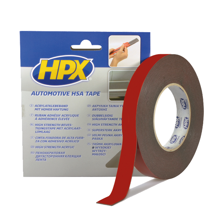 HPX dobbeltklæbende tape 6 mm x 10 m