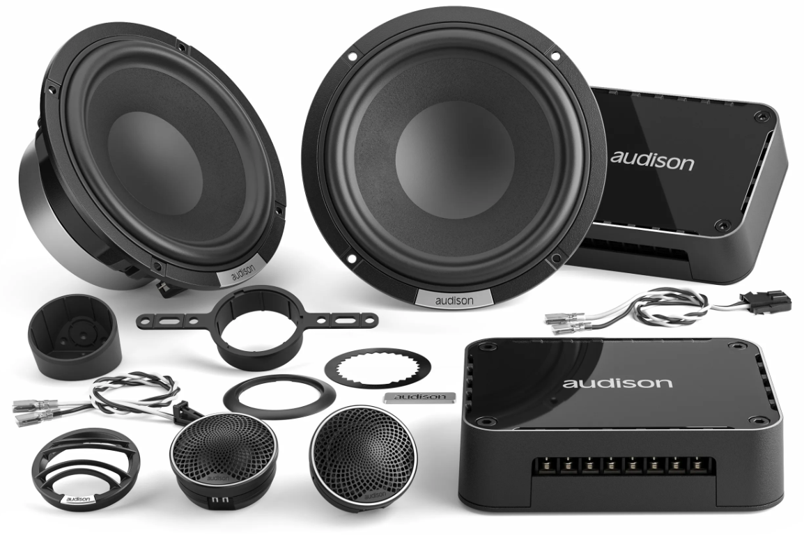 Audison Voce II AVK6PII 165 mm High-End komponenthøjttalersæt med delefilter
