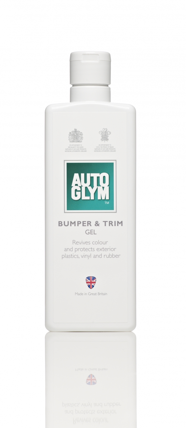 Køb Autoglym UDVENDIG PLAST & GUMMIPLEJE - Bumper Trim & Gel   - 325 ml. - Pris 164.00 kr.