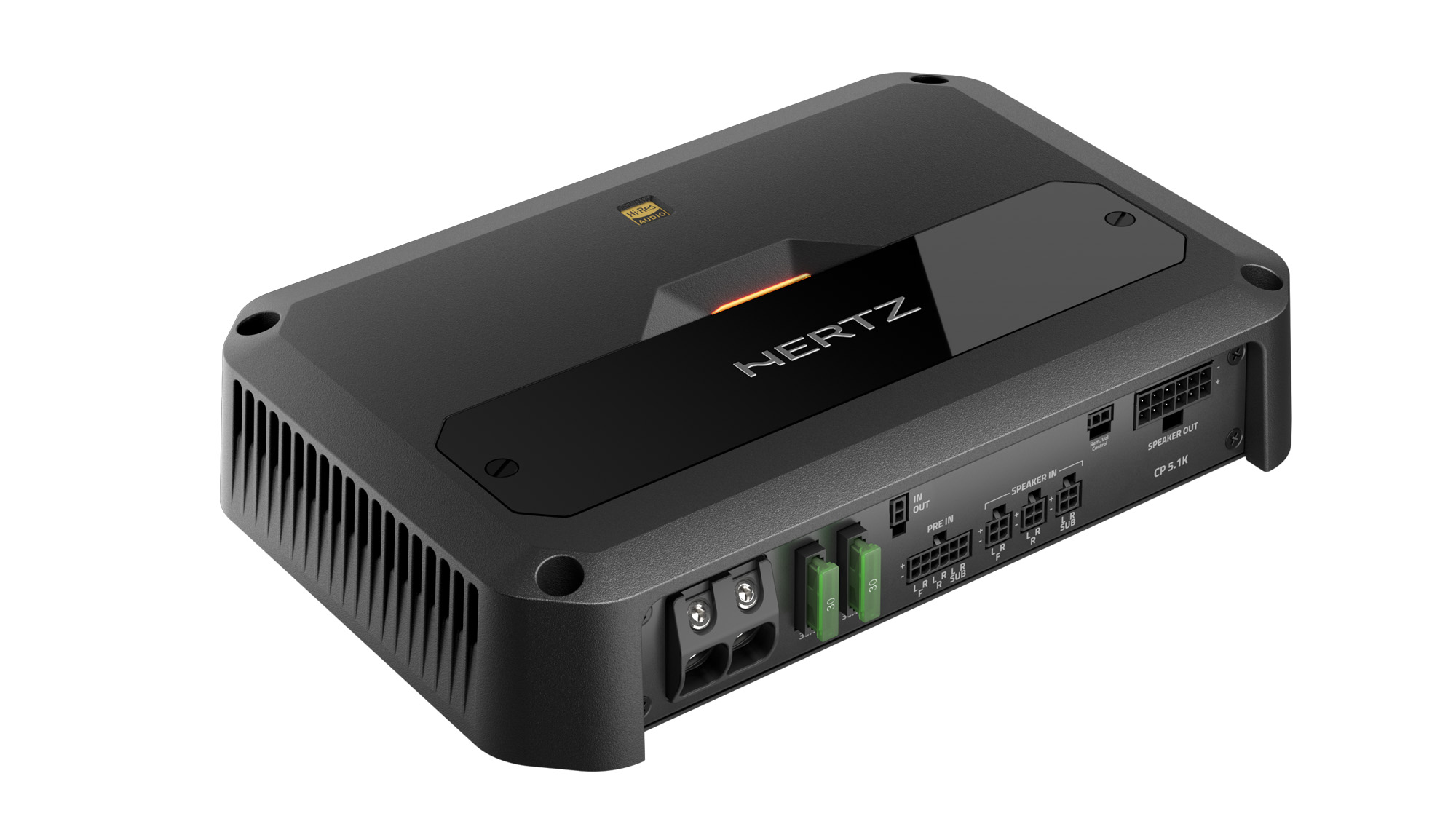 Hertz Cento Power CP 5.1K 5-kanals D-klasse forstærker 4 x 130 W + 1 x 510 W RMS