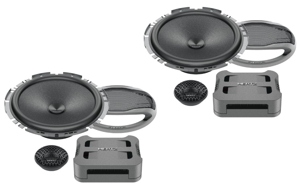 Hertz Cento CK165F 165 mm flad, 2-vejs komponent højttalersystem