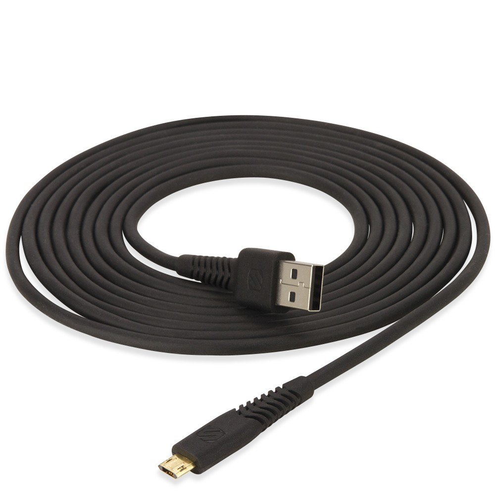 Scosche syncABLE HD Micro-USB Ladekabel m/EZTIP - 3 meter