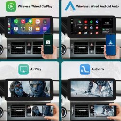 Multimedia m. touch screen, CarPlay, til Mercedes GLK NTG4.0, rgang 2008-2012