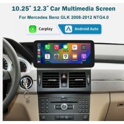 Multimedia m. touch screen, CarPlay, til Mercedes GLK NTG4.0, rgang 2008-2012