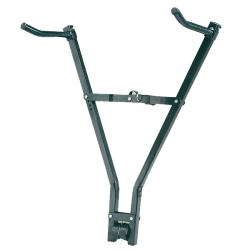 Saksecykelholder til 2 cykler, sort