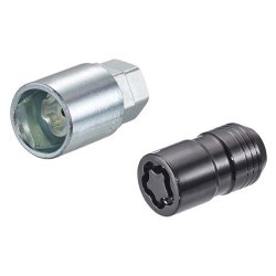 Mcgard 24214SU lsemtrik m14x1.5 kegle - 4 stk., Sort