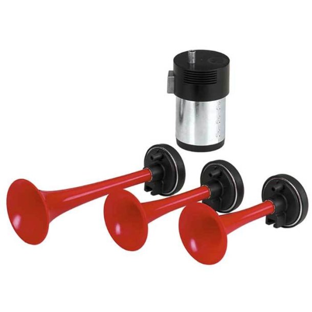 3-tonet 12 volt spillehorn 117 db