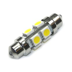 Pinolpre/spejlpre 12v, 6000K,  29 mm, 3xSMD 6641 / 6614F - 1 stk.