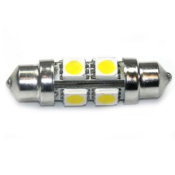 Pinolpre/spejlpre 12v, 6000K,  29 mm, 3xSMD 6641 / 6614F - 1 stk.