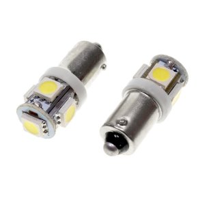 Positionsst 5xSMD 12V BA9s - Xenon hvid