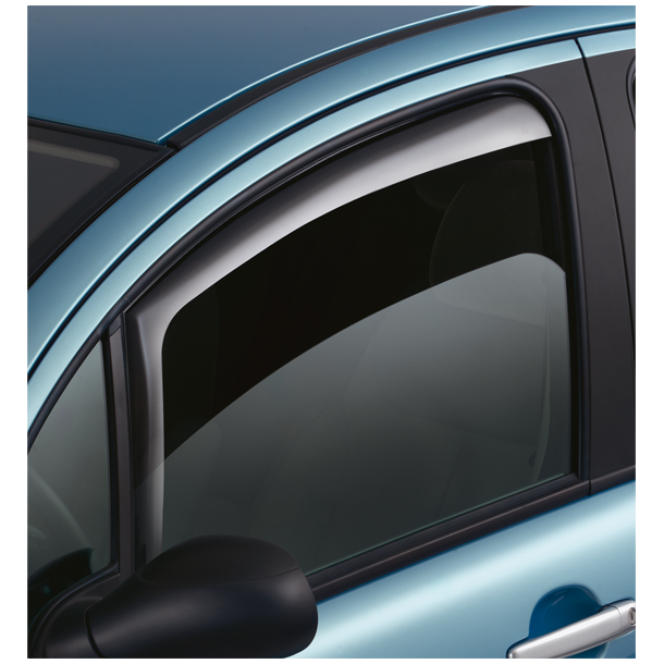 Climair Vindafvisere til Dacia Sandero MCV II/Logan, rgfarvet - 2 stk.