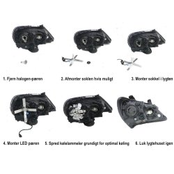 Xtreme LED Forlygte Kit H7