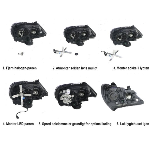 Xtreme LED Forlygte Kit H7