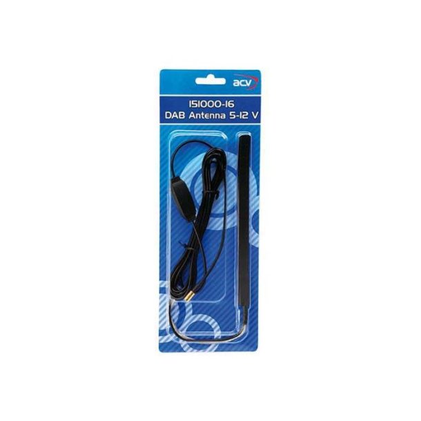 ACV DAB Antenne 5 volt, 3 m kabel, SMB HUN 151000-16