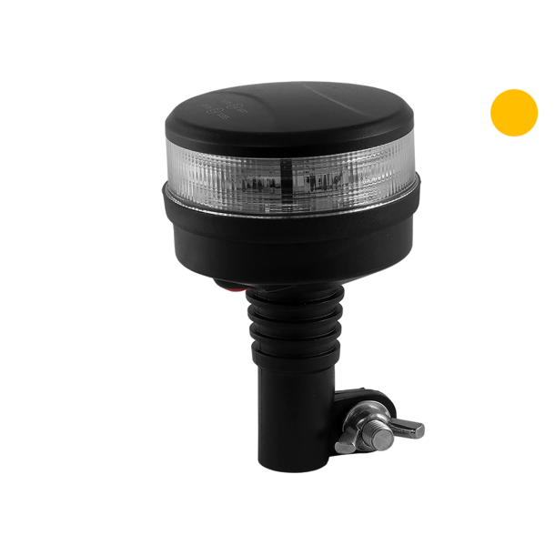 LED advarselsblink m/klar glas. 12 &amp; 24V/27W