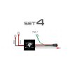 Kabelkit til 1 LED fjernlysbar - 3-pin DT stik - 12/24V