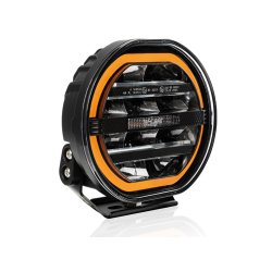 W-LIGHT Fury 7" LED fjernlyslampe - combi m. advarselslys