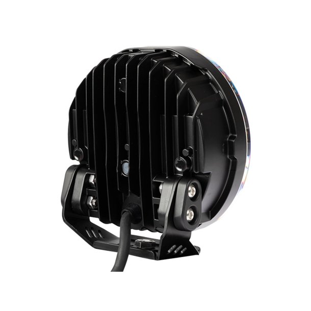 W-LIGHT Fury 7" LED fjernlyslampe - combi m. advarselslys