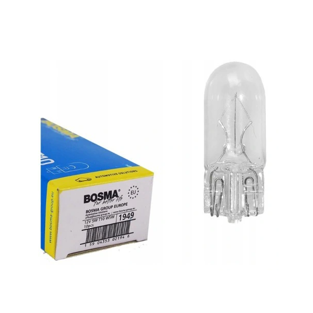 Bosma Pre 12V 5W T10 W5W, Hvid - 1 stk.