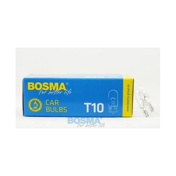 Bosma Pre 12V 5W T10 W5W, Hvid - 1 stk.