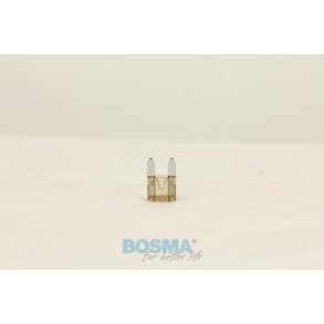 Fladsikring mini 7,5A amp, lys brun