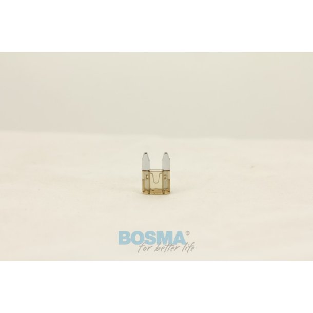 Fladsikring mini 7,5A amp, lys brun