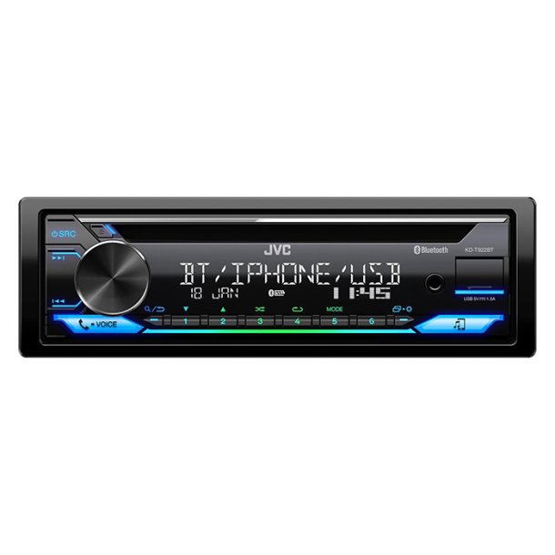 JVC KD-T922BT Bilradio med CD/RDS tuner