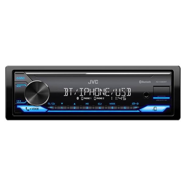 JVC autoradio KDX382BT autoradio RDS tuner og bluehooth, 100 mm
