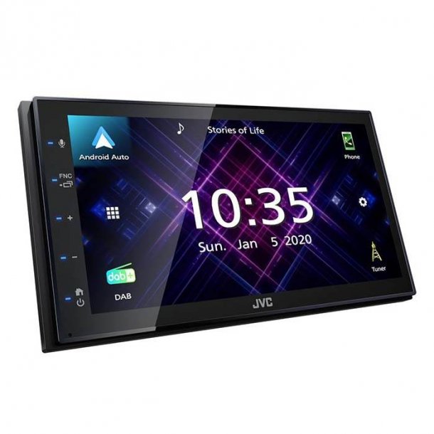 JVC autoradio KW-M565DBT 2 DIN App Radio / Carplay &amp; Android DAB+