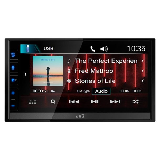 JVC autoradio KWV820BTE 2 DIN CD / RDS turner m. Bluetooth