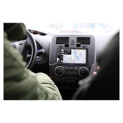 Sony XAV-AX1000 2 DIN bilradio med Appel Carplay/Turner/aux/USB 3 pre-out, 4x55 w