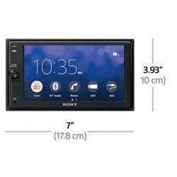 Sony XAV-AX1000 2 DIN bilradio med Appel Carplay/Turner/aux/USB 3 pre-out, 4x55 w