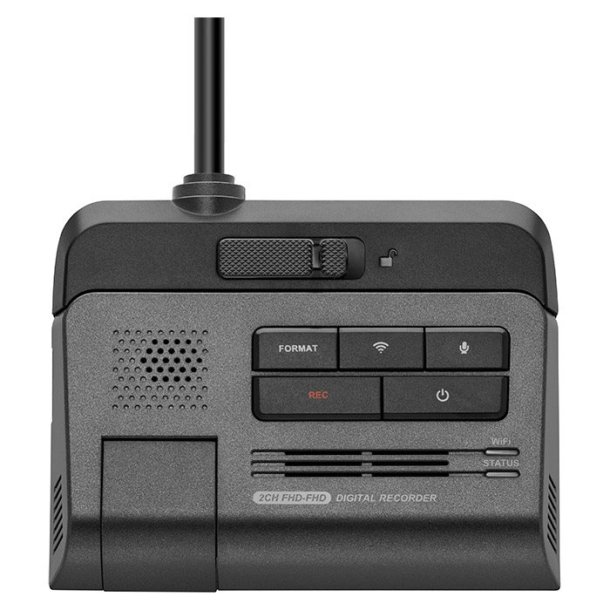 Alpine DVR-F790 dashcam m. wi-fi, GPS og dock