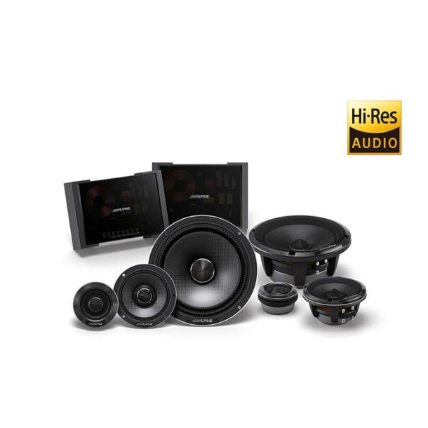 Alpine Status HDZ-653 6,5" komponent Hjttalerst - 3-vejs