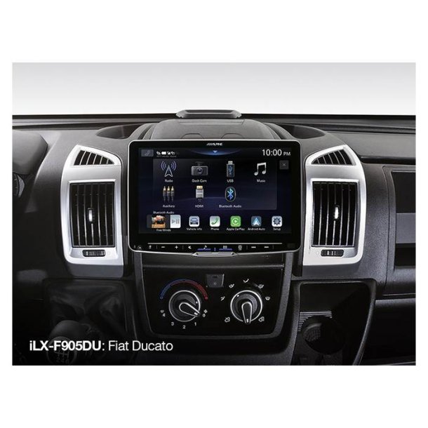 Alpine ILX-F905DU HALO9 Bundle til Fiat Ducato 3