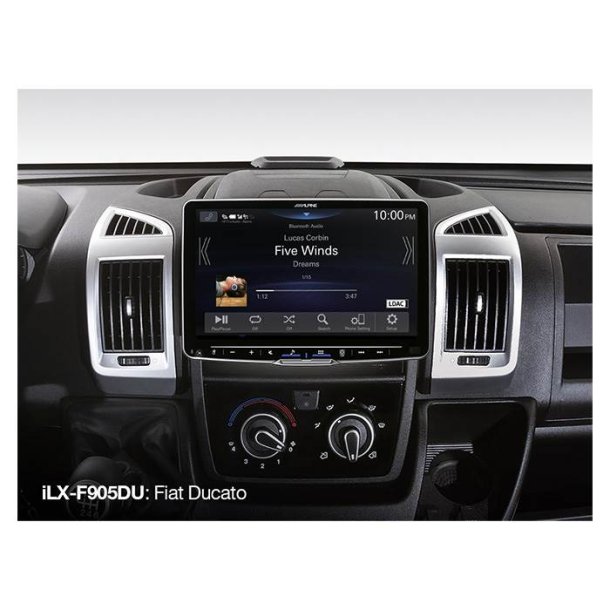 Alpine ILX-F905DU HALO9 Bundle til Fiat Ducato 3