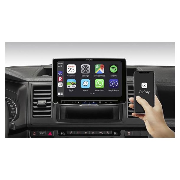 Alpine ILX-F905D HALO9 V2, trdlst Apple Carplay og Android Auto - Udstillingsmodel