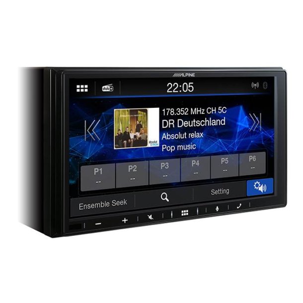 Alpine ILX-W690D Appel Carplay, Android auto, 2-DIN 7" 