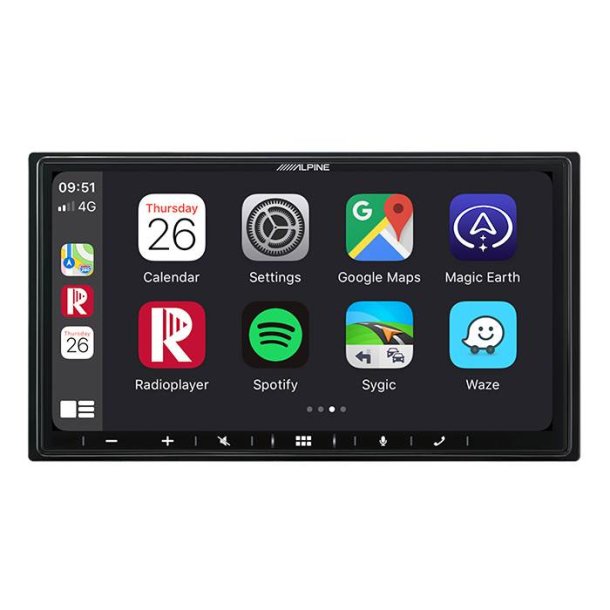 Alpine ILX-W690D Appel Carplay, Android auto, 2-DIN 7" 