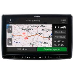 Alpine INE-F904DC Halo9 med navigation og truck kort