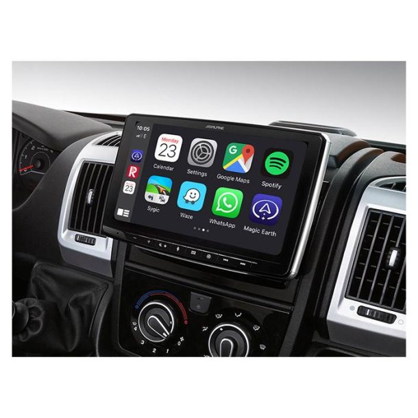 Alpine INE-F904DU HALO9 navigation bundle til Fiat Ducato 3