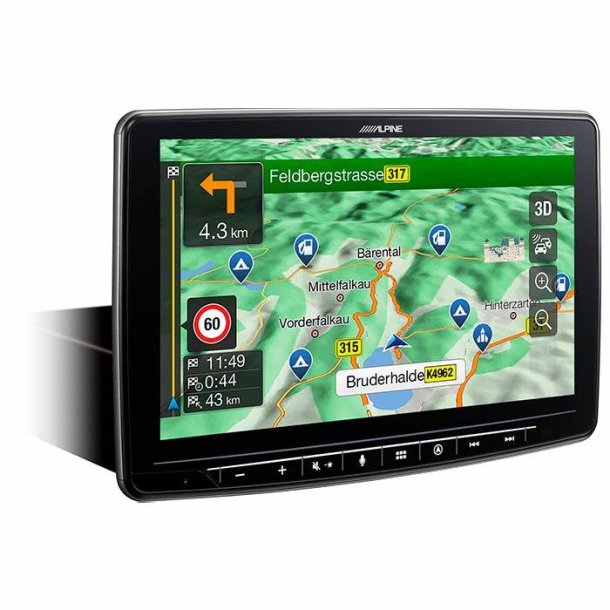 Alpine INE-F904D HALO9 med navigation