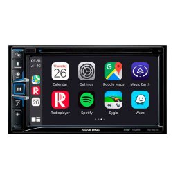 Alpine INE-W611DC 2DIN Multimedie Station med truckkort/campernavigation