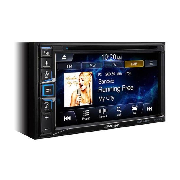 Alpine INE-W611DU Bundle til Fiat Ducato 3, Citroen Jumper 2, Peugeot Boxer 2