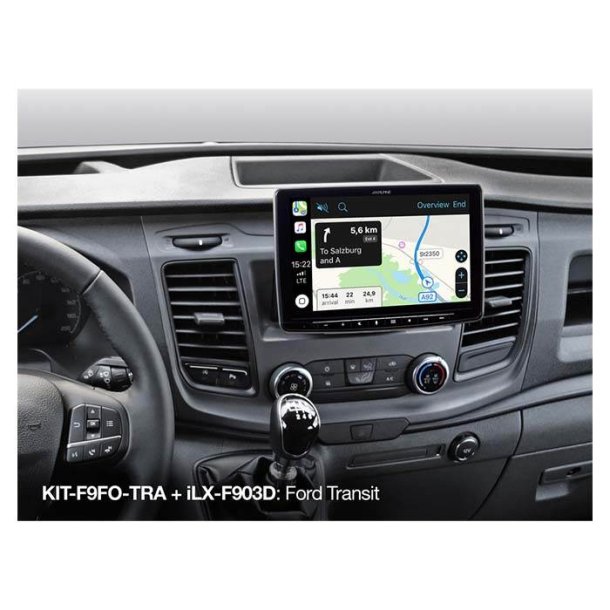 Alpine 9" Monteringsst til Ford Transit Custom 2018-