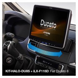 Alpine monterings kit til Halo 9 og 11 f. Fiat Ducato 8